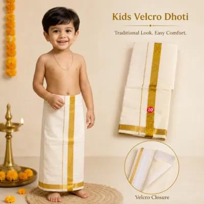 Boys Velcro Dhoti - BD002