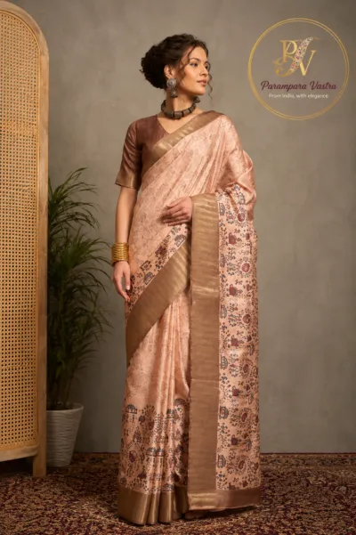 Tussar Silk Saree - PRIYA06