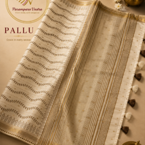 Linen Saree - APRICOT01