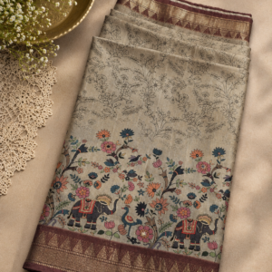 Tussar Silk Saree - PRIYA01