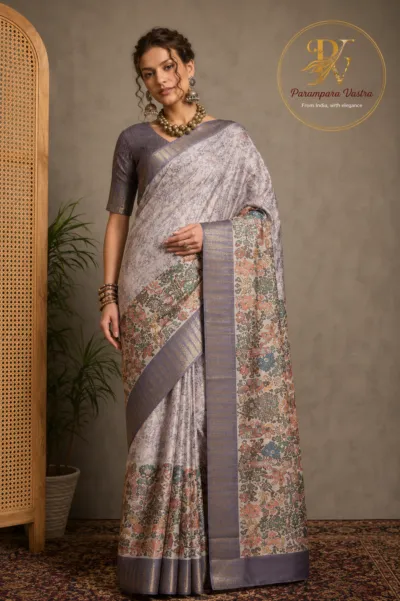Tussar Silk Saree - PRIYA03