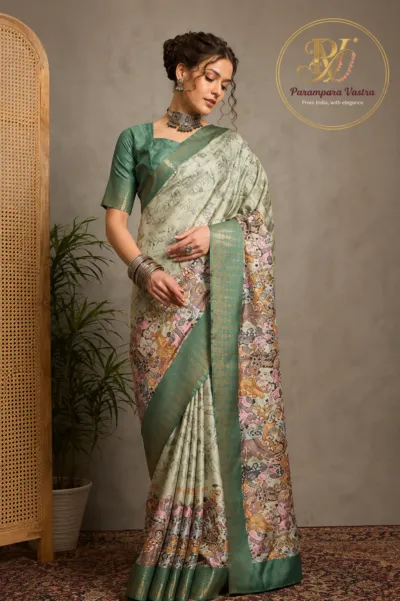 Tussar Silk Saree - PRIYA05