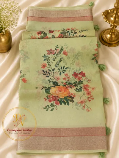 Linen Saree - SEEYA04
