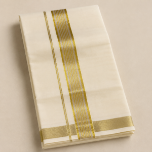 Traditional Kasavu Mundu - Dhoti1