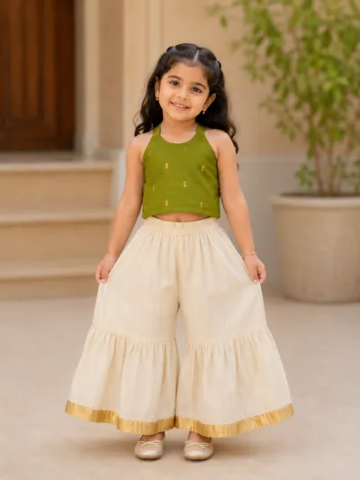 Girls Palazo Set - G003
