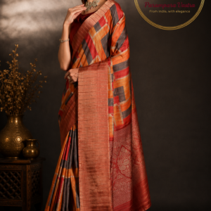 Handloom Silk Saree - HANDI01