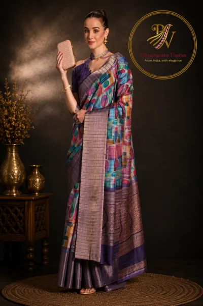 Handloom Silk Saree - HANDI03