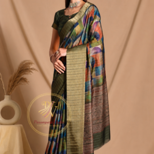 Handloom Silk Saree - HANDI04