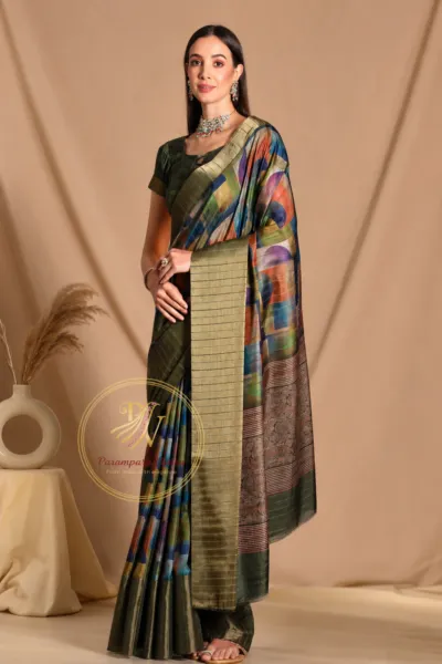 Handloom Silk Saree - HANDI04