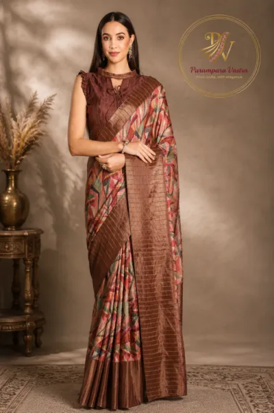 Handloom Silk Saree - HANDI06
