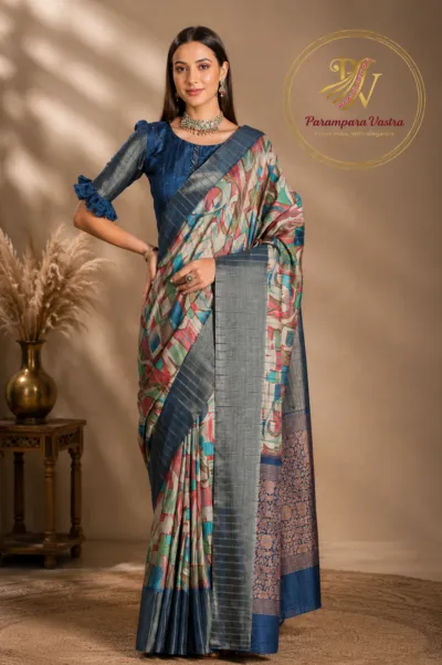 Handloom Silk Saree - HANDI07