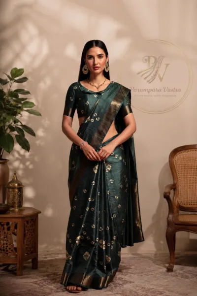 Handloom Silk Saree - KOLA01