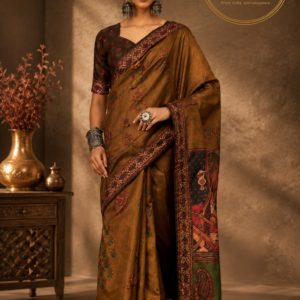 Tussar Silk Saree - SHYRANA01