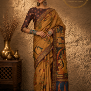 Tussar Silk Saree - SHYRANA04