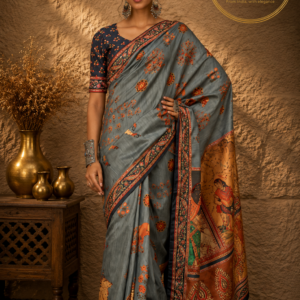 Tussar Silk Saree - SHYRANA07