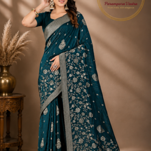 Green Soft Silk Saree - SUHANA03