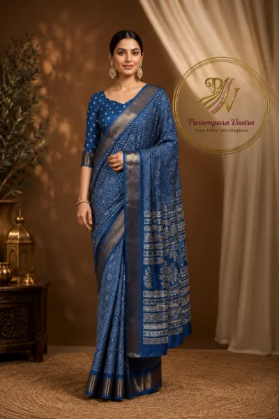 Dola Silk Saree - UNI