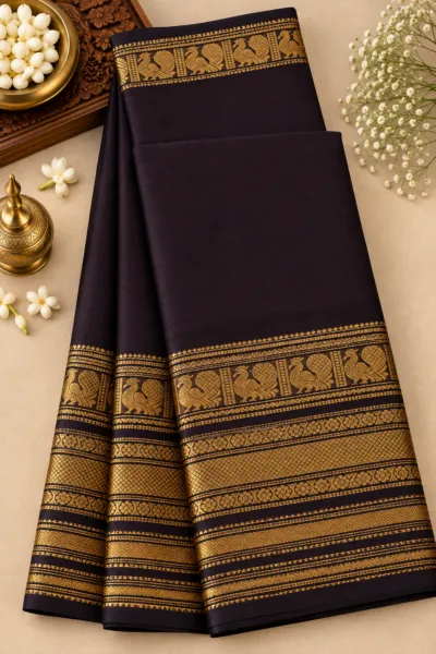 Coffee Brown Chettinad Cotton - CH005